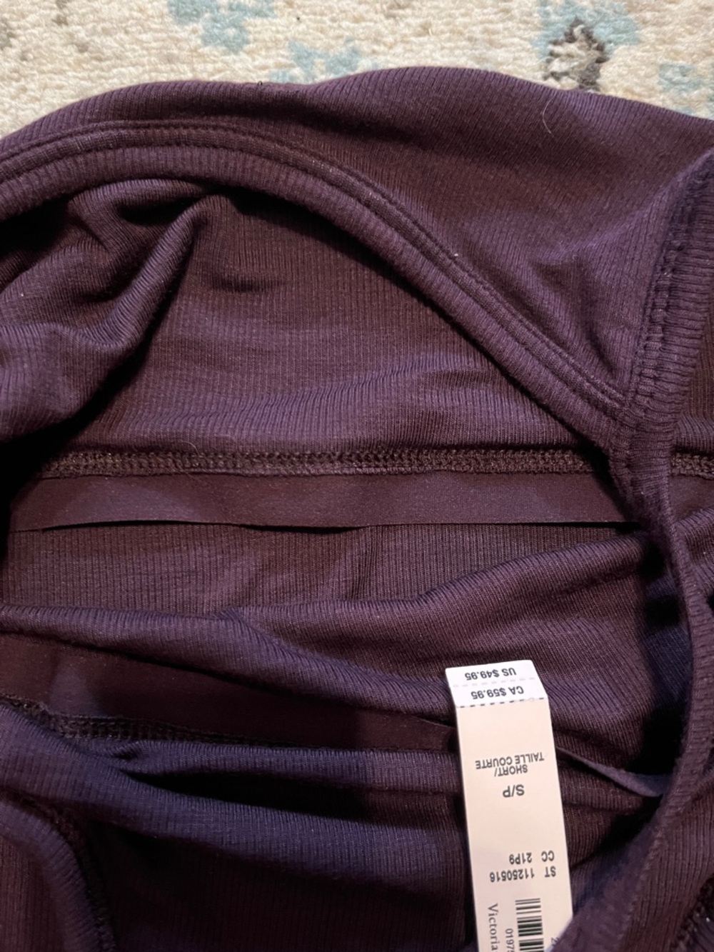 NWT Victoria's Secret SoSoft Modal Winter Wine Ribbed Cami & Pant Sleep Set - Picture 9 of 15